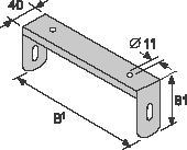 Скоба для подвешивания STP осн. 300 (верх) Скоба для подвешивания STP осн. 300 (верх)